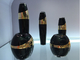 black and pearl cosmetic acrylic bottle,latest 30ml 50ml 100ml cosmetic bottle