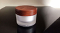 7oz  3.5oz Plastic Jar Cosmetic Packaging frsoted clear Plastic Cosmetic Jar With Wood Tops Lid